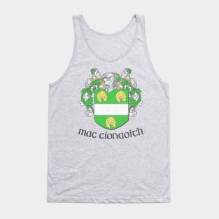 McKenna / MacKenna / Mac Cionaoith Faded Style Family Crest Tank Top